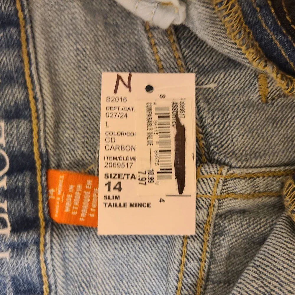 CHILDRENS PLACE SIZE 14 SLIM GIRLS JEANS